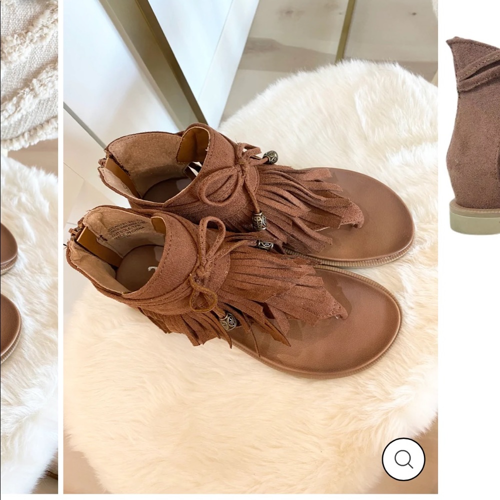 Super cute fringe sandals new in the box.  Very G size 10